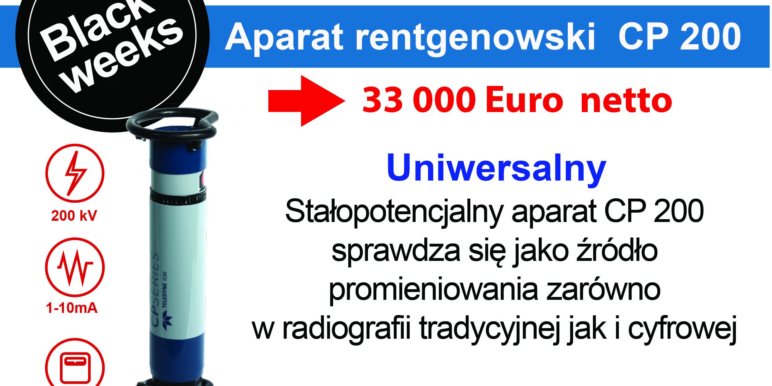 Black weeks lampa CP200