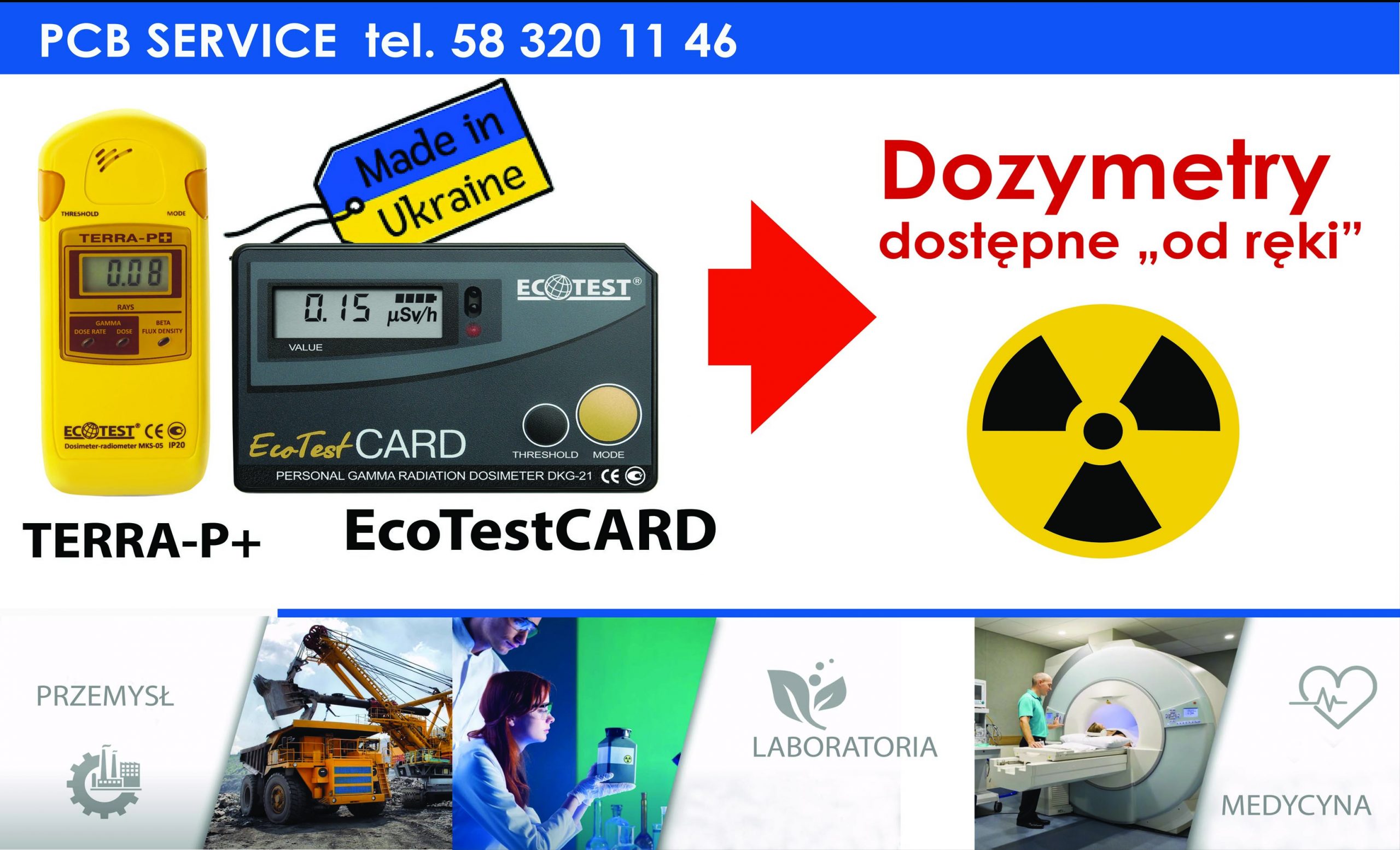 Dozymetry dostępne od ręki