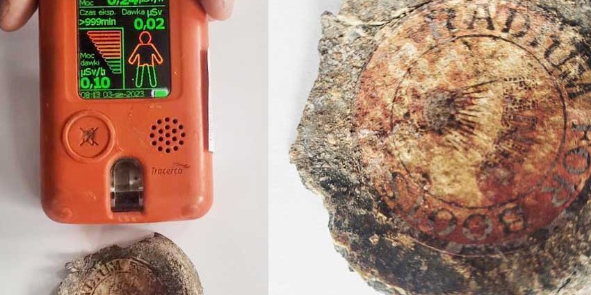 Pomiar opakowania do pasty z radem