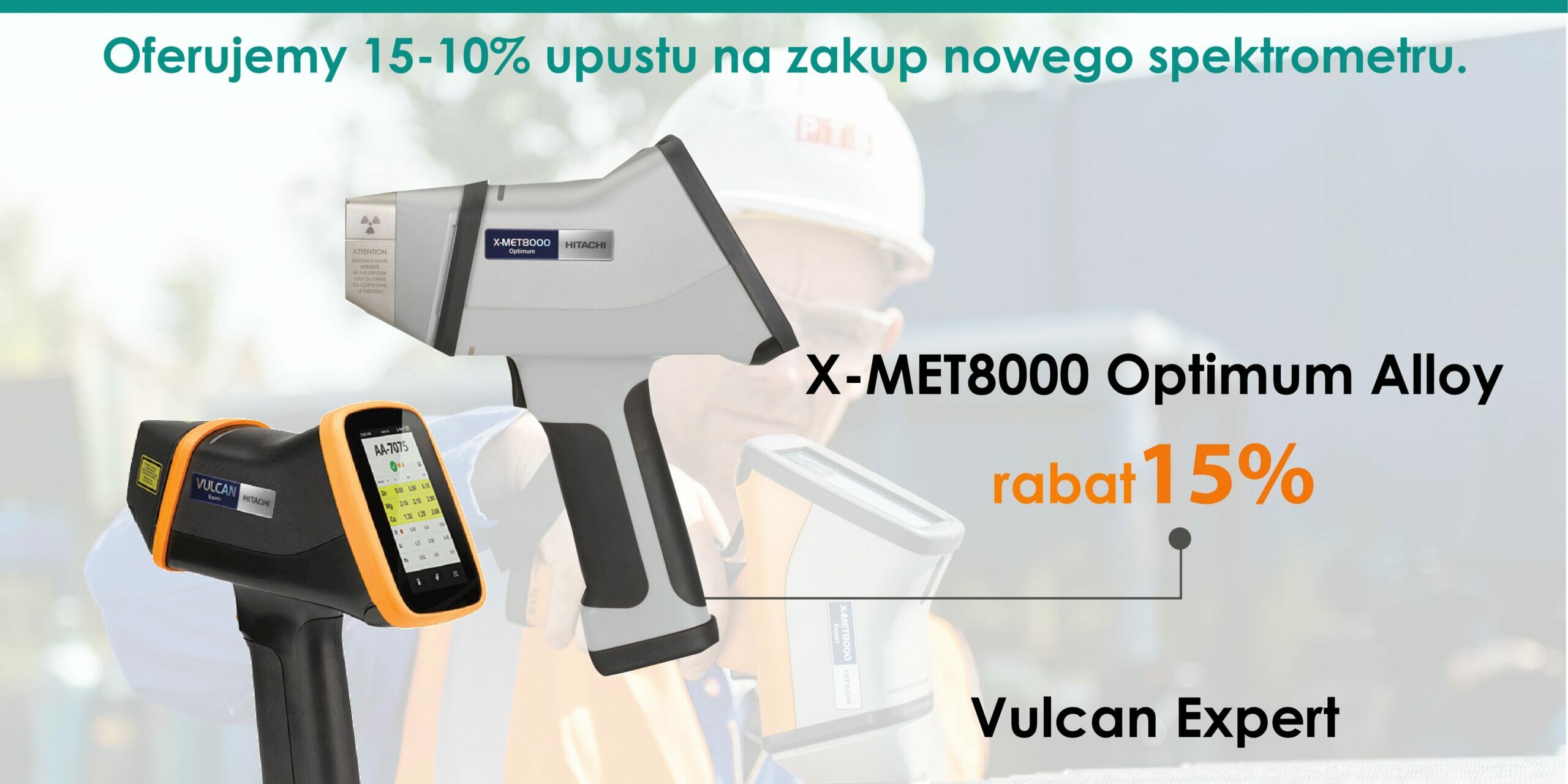 Rabat na uszkodzony spektrometr hitachi