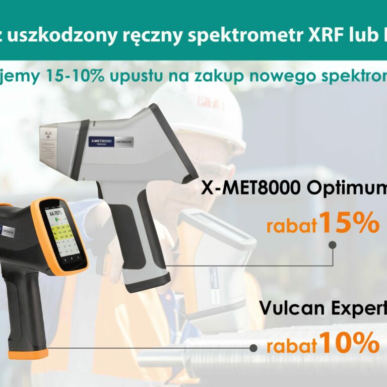 Rabat na uszkodzony spektrometr hitachi