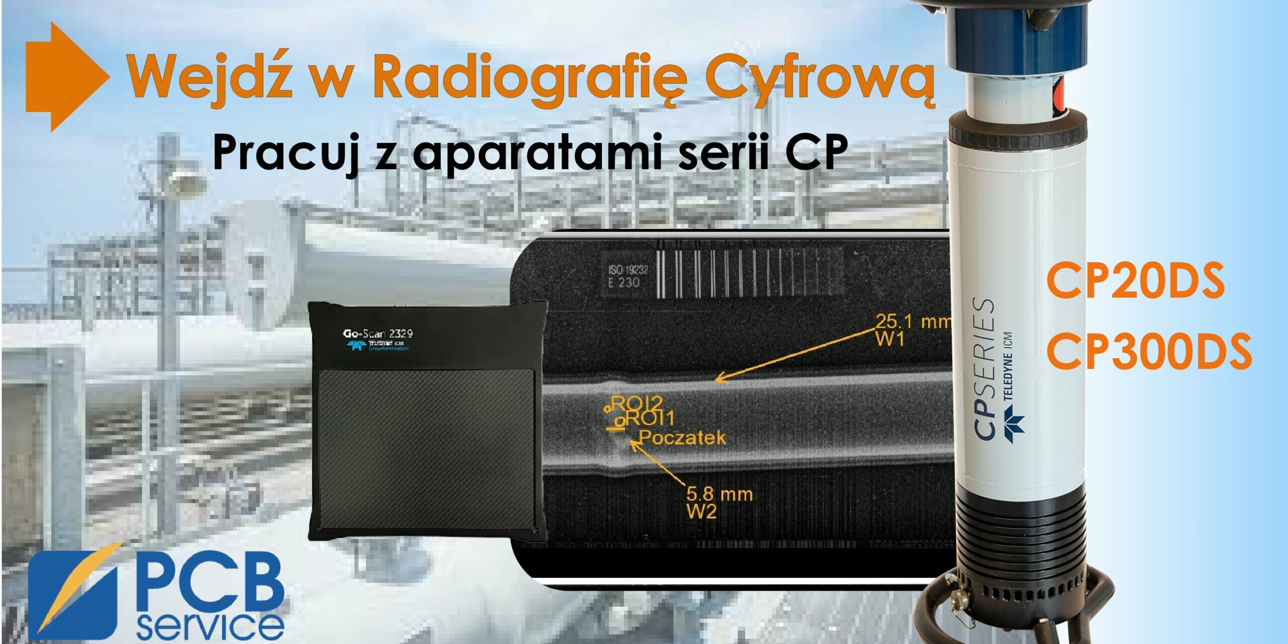Wejdź w radiografię cyfrową CP200DS CP300DS