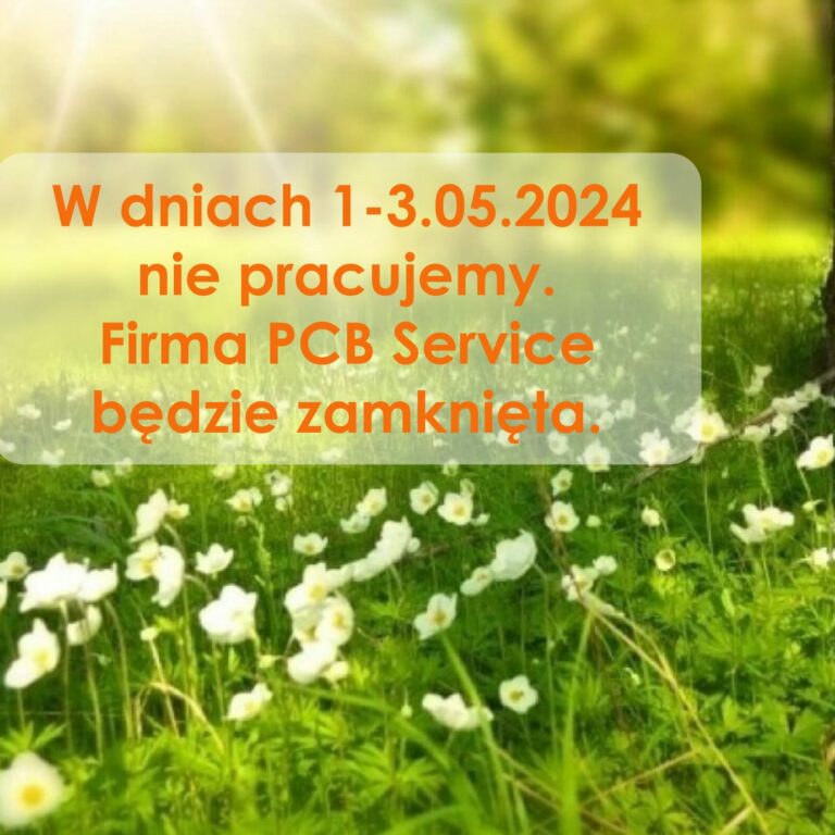 firma zamknięta majówka